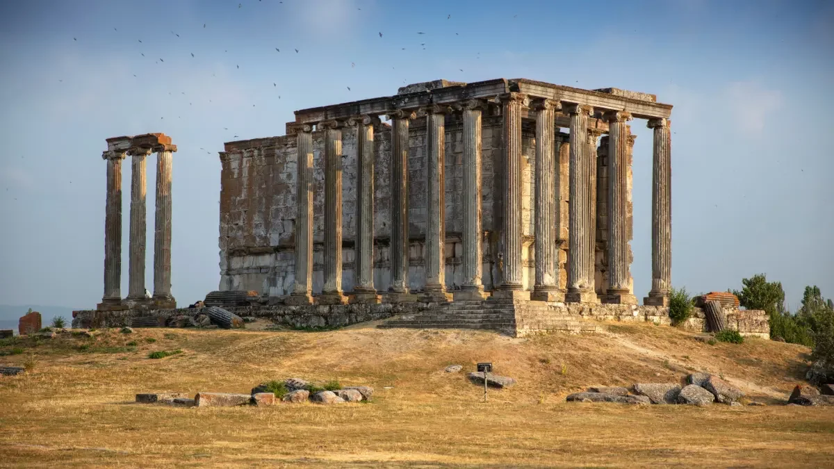 Kütahya Aizanoi Antik Kenti'ndeki Zeus Tapınağı
